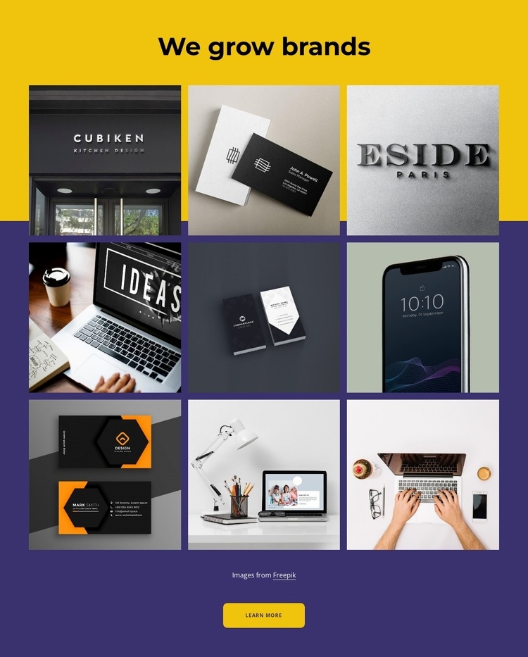 Fantastic portfolio Wix Template Alternative