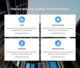 Inspiration De Site Web Pour 4 Cellules Avec Icônes Et Textes