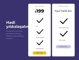 Yaratıcı Fiyatlandırma Bloğu Tasarımı - Açılış Sayfası Ilhamı