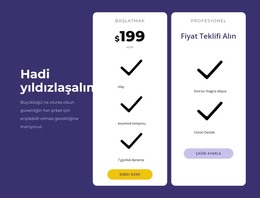 Yaratıcı Fiyatlandırma Bloğu Tasarımı - HTML Şablonu Indirme