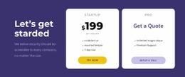 Creative Pricing Block Design