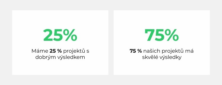 Analytické počítadlo Šablona webové stránky