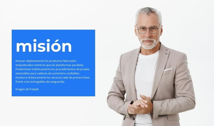 misión de la empresa Diseño de páginas web