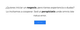 Texto Mediano Con Botón Plantilla De Sitio Web CSS