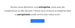 Texte Moyen Avec Bouton Modèle De Site Web CSS