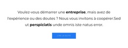 En-Tête Avec Bouton - Meilleur Thème WordPress