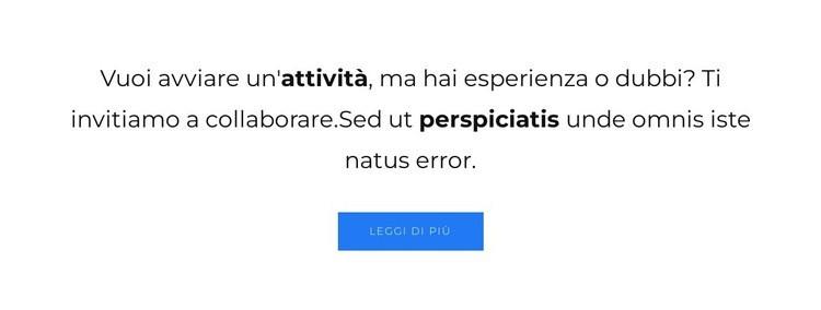 Testata con pulsante Progettazione di siti web