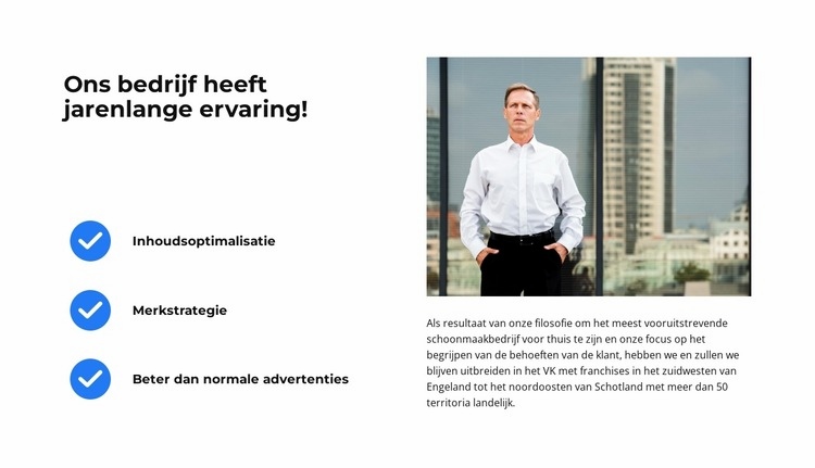 Bestel een expertise Website mockup