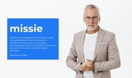 Missie Van Het Bedrijf - Gratis Download Website-Ontwerp