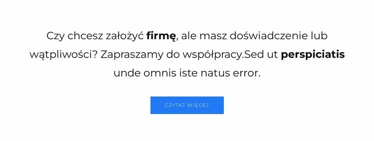 Nagłówek z przyciskiem Wstęp