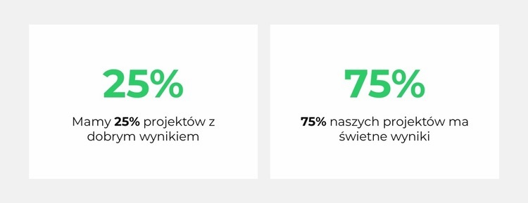 Licznik analityczny Szablon jednej strony