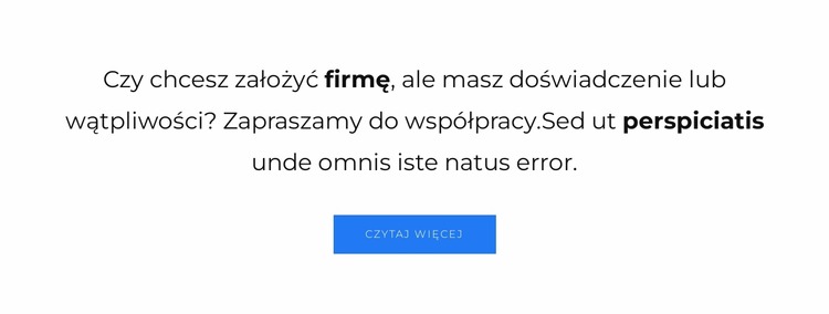 Nagłówek z przyciskiem Szablon Joomla