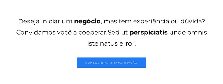 Cabeçalho com botão Template CSS