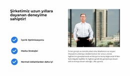 Bir Uzmanlık Sipariş Edin - Duyarlı Tek Sayfalık Şablon