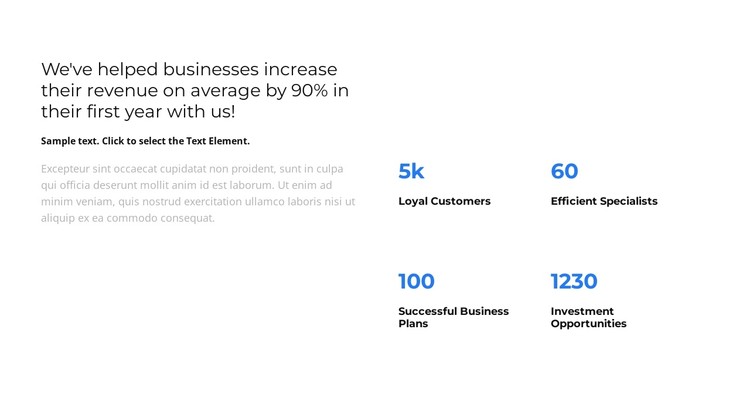 Analytics for the year CSS Template