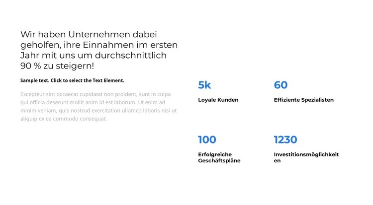 Analytik für das Jahr Eine Seitenvorlage