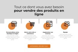 Icônes Avec Des Cercles Dans Le Répéteur De Grille - Conception De Sites Web Professionnels