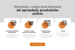 Ikony Z Kółkami W Repeaterze Siatki Szablon HTML5 I CSS3