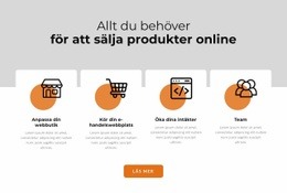 Ikoner Med Cirklar I Rutnätet Repeater - Gratis Webbplatsmall