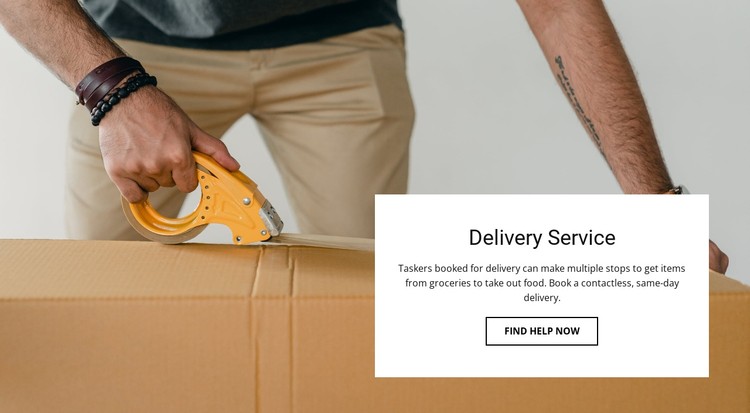 Fast shipping CSS Template