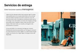 Servicios De Entrega Trabajo De Mensajería - Build HTML Website