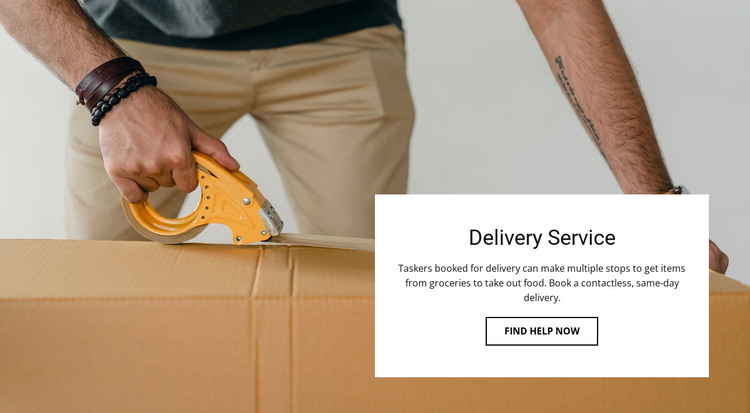 Fast shipping HTML Template
