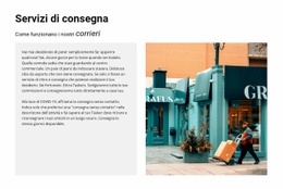 Servizi Di Consegna Corriere Lavoro - Progettazione Creativa Del Sito Multiuso