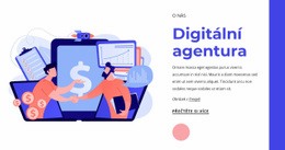 Ohromující Webový Design Pro Špičková Digitální Marketingová Agentura