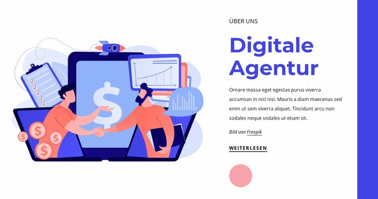 Top Agentur für digitales Marketing Landing Page