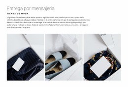 Creador De Sitios Web Listo Para Usar Para Entrega De Una Tienda De Moda