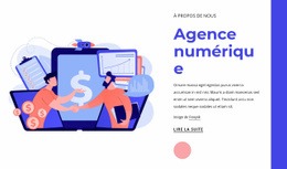 Top Agence De Marketing Numérique : Modèle HTML5 D'Une Seule Page