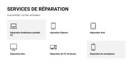 Services De Réparation - Modèle HTML5, Réactif, Gratuit
