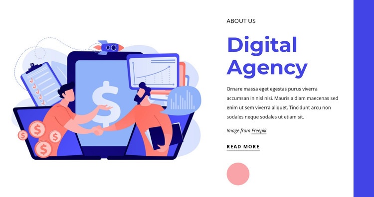 Top digital marketing agency Homepage Design