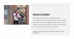 Leverans I En Pandemi - Professionell Webbdesign