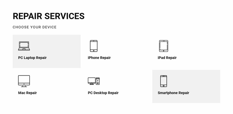 Repair services Website Template