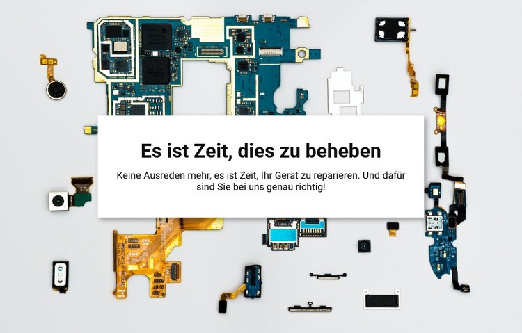 Zeit, das zu beheben HTML5-Vorlage