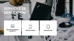 Réparation De Tout Équipement - Belle Conception De Site Web