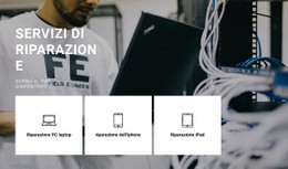 Riparazione Di Qualsiasi Attrezzatura: Generatore Di Siti Web Facile Da Usare