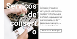 Design De Site Multifuncional Para Seu Assistente Com Computadores