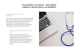 Suporte Técnico Para O Seu Computador - Tema WordPress Profissional Personalizável