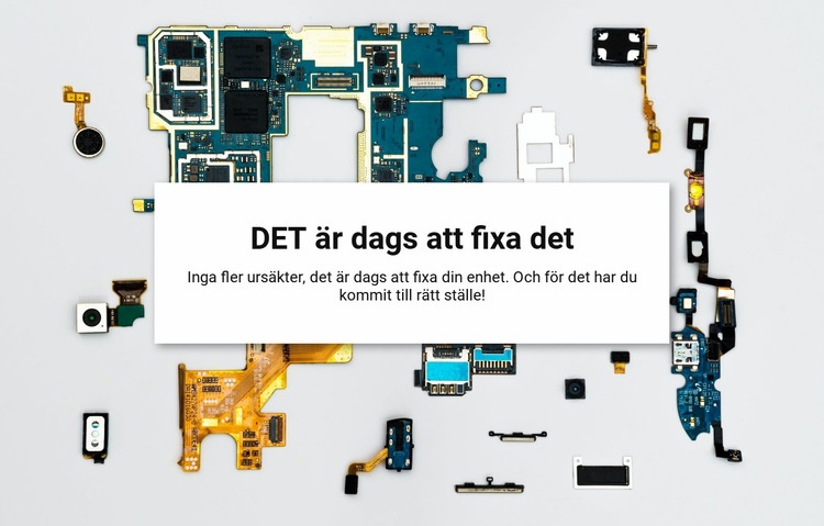 Dags att fixa det CSS -mall