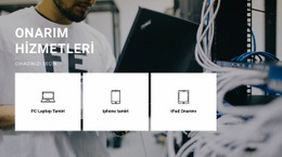 Herhangi Bir Ekipmanın Onarımı - Kullanımı Kolay Web Sitesi Oluşturucu