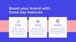 Creating Your Brand Strategy Simple CSS Template