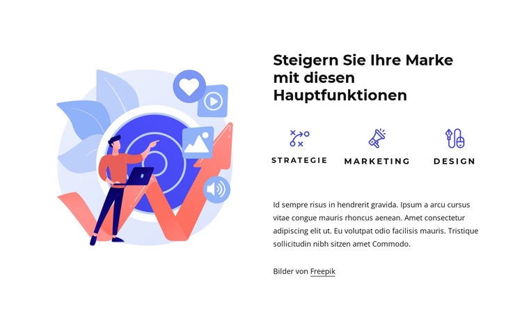 Marken- und Erlebnisdesign Website design