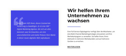 Design-Layout-Funktionalität Für Wir Helfen Ihrem Unternehmen Zu Wachsen