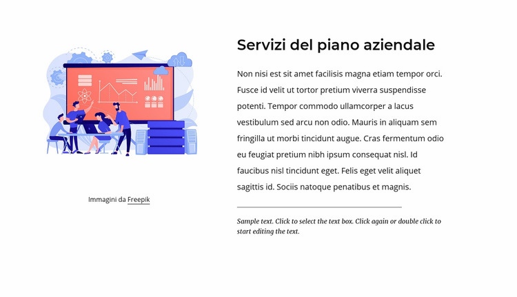 Marketing e pubblicità Mockup del sito web