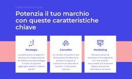 Modello Web Reattivo Per Creare La Tua Strategia Di Marca