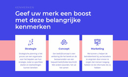 Uw Merkstrategie Creëren - Functionaliteit Joomla-Sjabloon