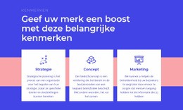 Responsieve Websjabloon Voor Uw Merkstrategie Creëren