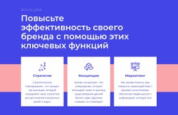 Потрясающий Дизайн Веб-Сайта Для Создание Стратегии Вашего Бренда